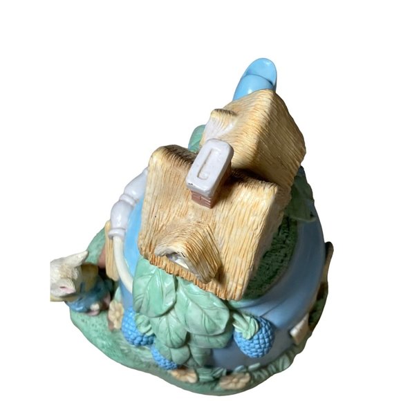 Working Vintage Enesco Music Box Teapot and Easter Bunny - Picture 6 of 10